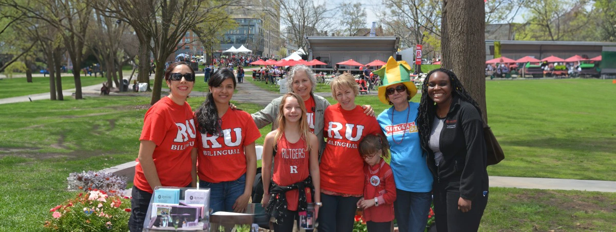 Volunteers working at RU Giving Day 2022