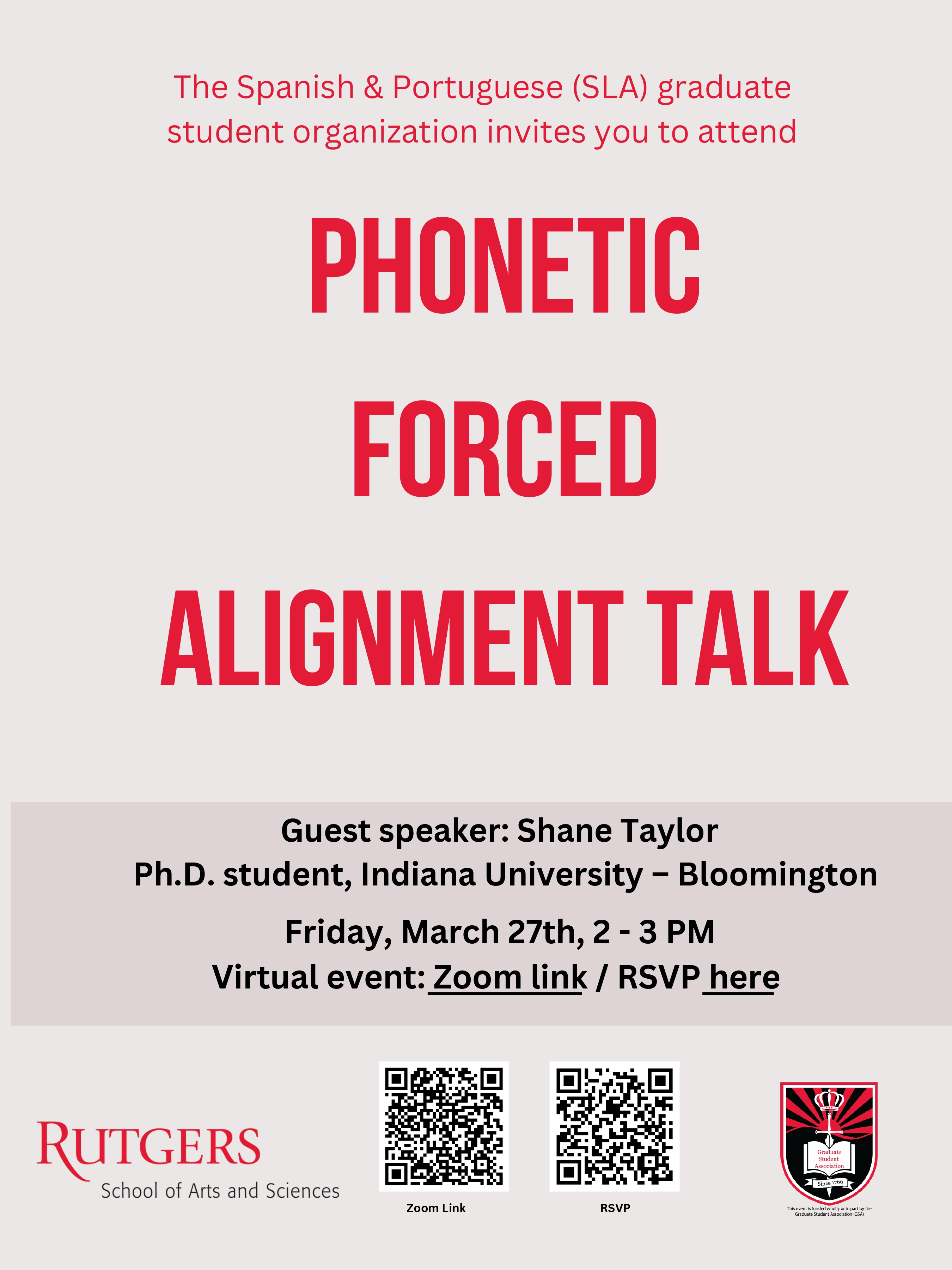 Phonetic Forced Alignment Talk
