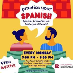 Spanish Conversation Tables/Mesas de español - December 22